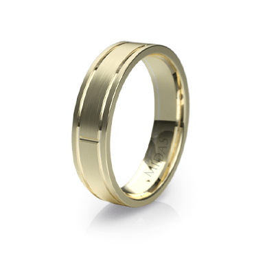 Traditional Band with Side and Middle Detailing (QF1207)