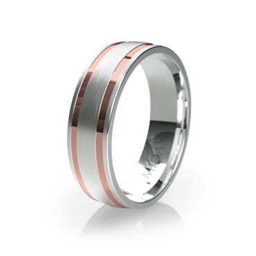 Polished and Wide Brushed Ring (QF1390)