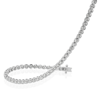Elegant Round Brilliant Diamond Tennis Bracelet