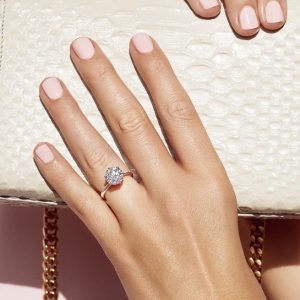 Top solitaire rose gold engagement rings