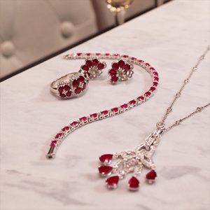 ruby jewellery pieces